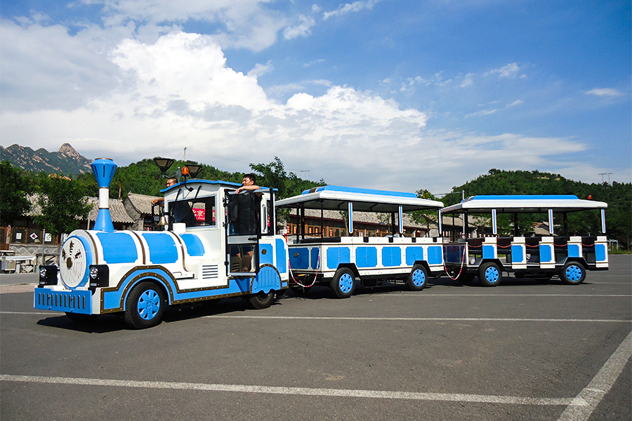 Grand train touristique classique sans voie ferrée à 20 places