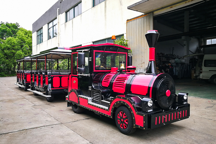 Grand train touristique classique sans voie ferrée à 20 places