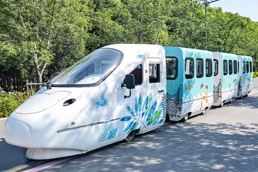 Trains de la série de croisière du parc EMU