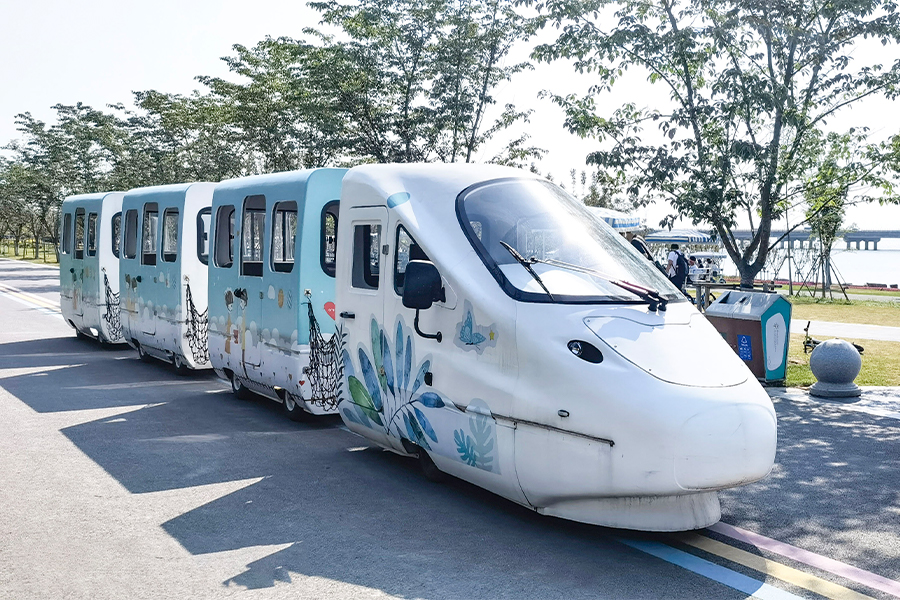 Trains de la série de croisière du parc EMU