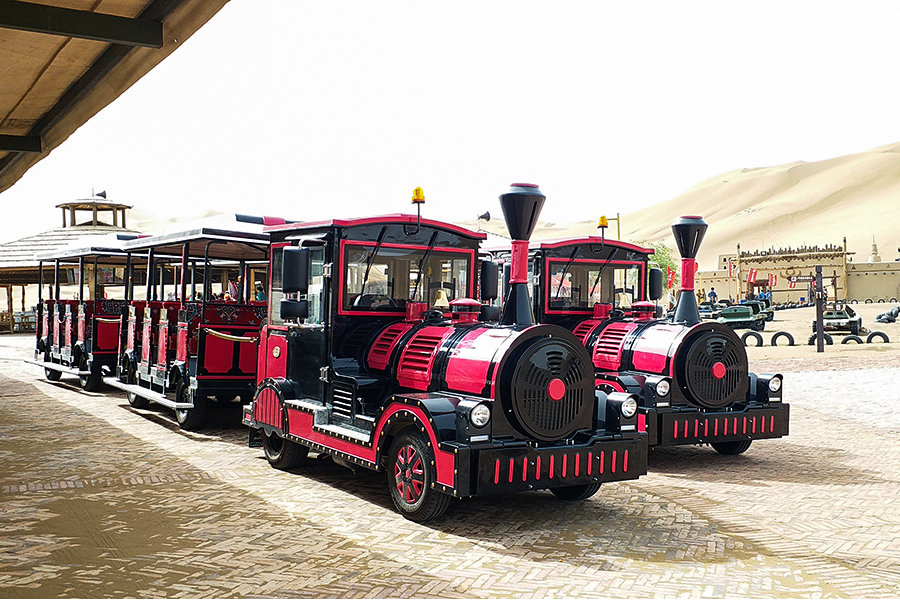 Grand train touristique classique sans voie ferrée à 20 places